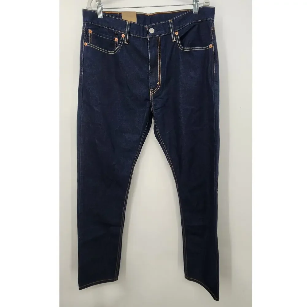 New NWT Levi's‎ 512 Slim Taper Eco Ease Size 36 X 32 Dark Wash